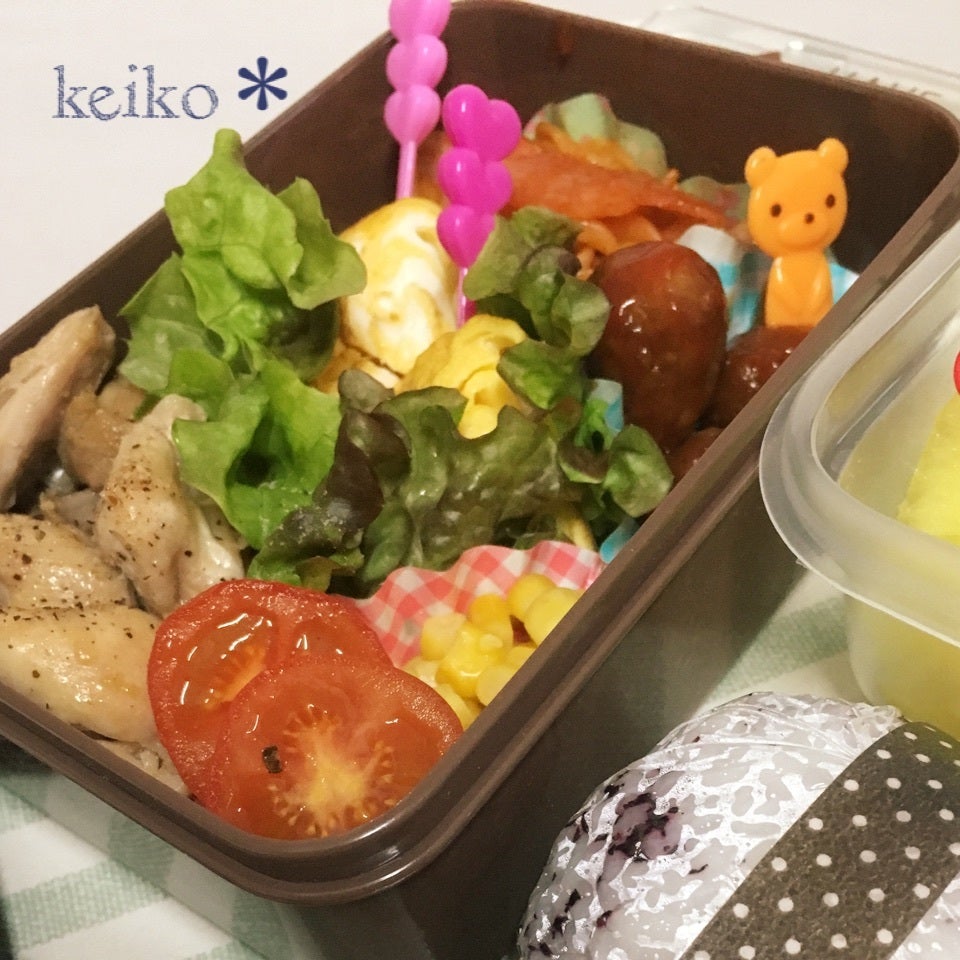 模試頑張ってお弁当