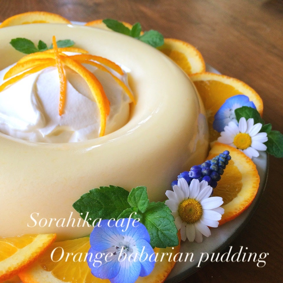 卵無し鍋1つで混ぜるだけ💕オレンジ香るババロア