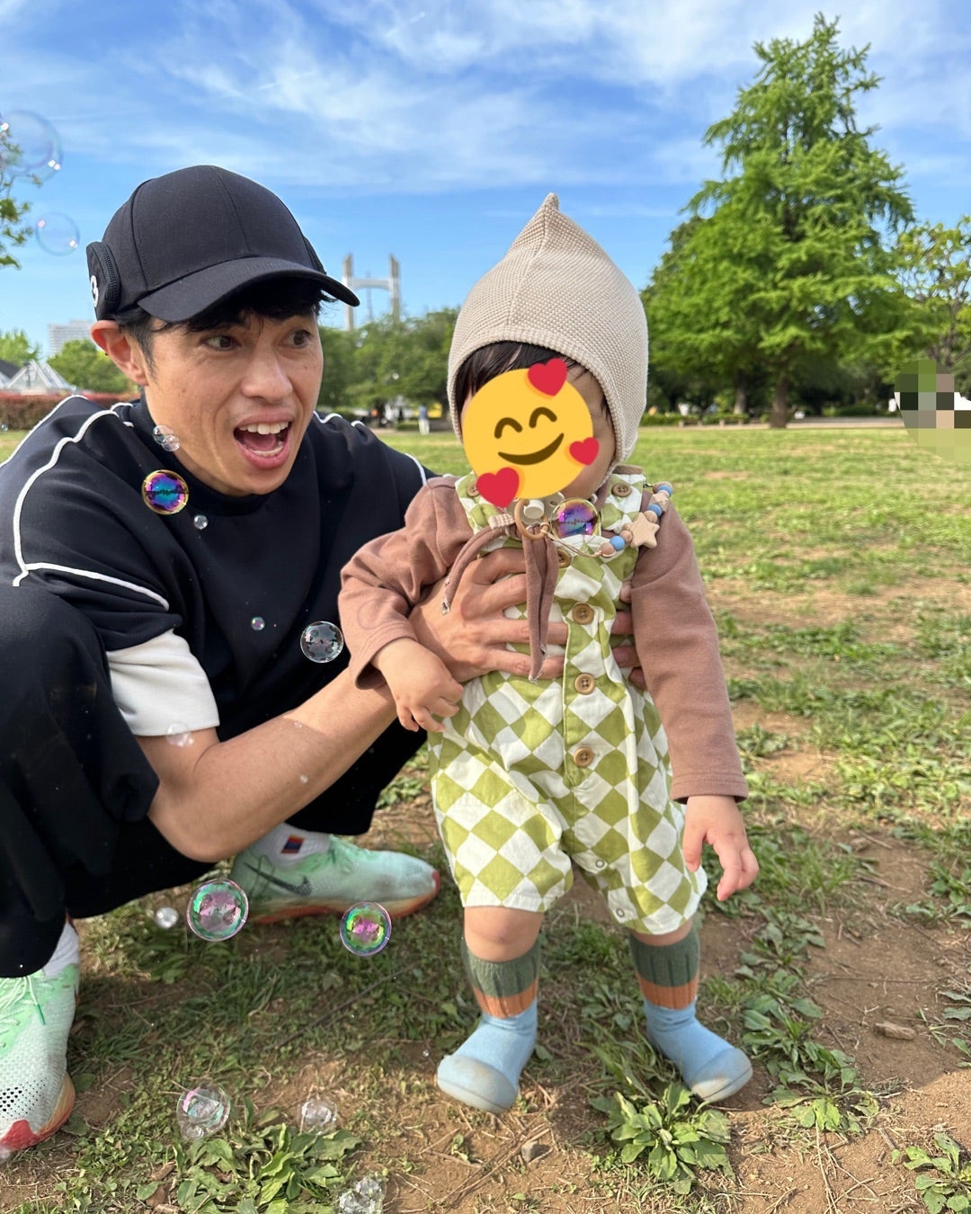 小島よしお 家族で行った公園
