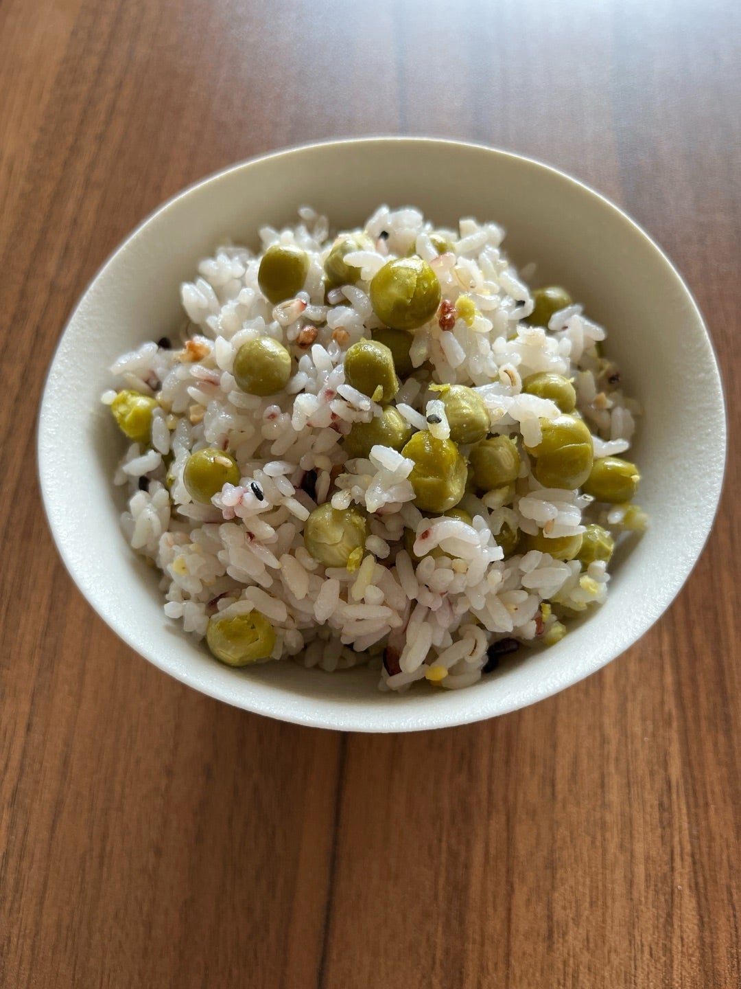 栄養ばっちりなグリンピースご飯