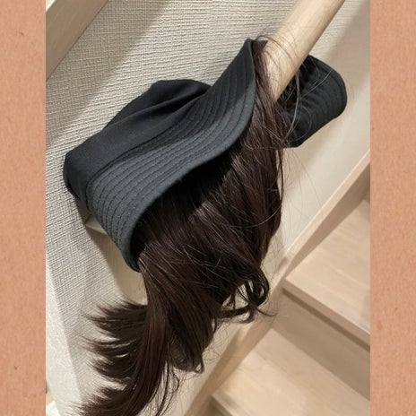 宅配対応ウィッグのとりあえずの置き場の画像