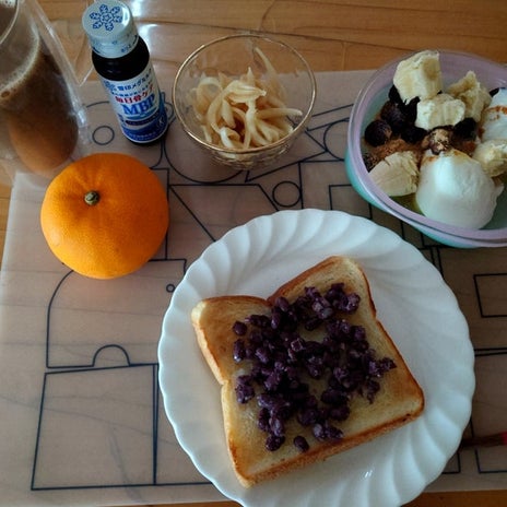 秋野暢子 取り寄せたせとかで朝ご飯の画像