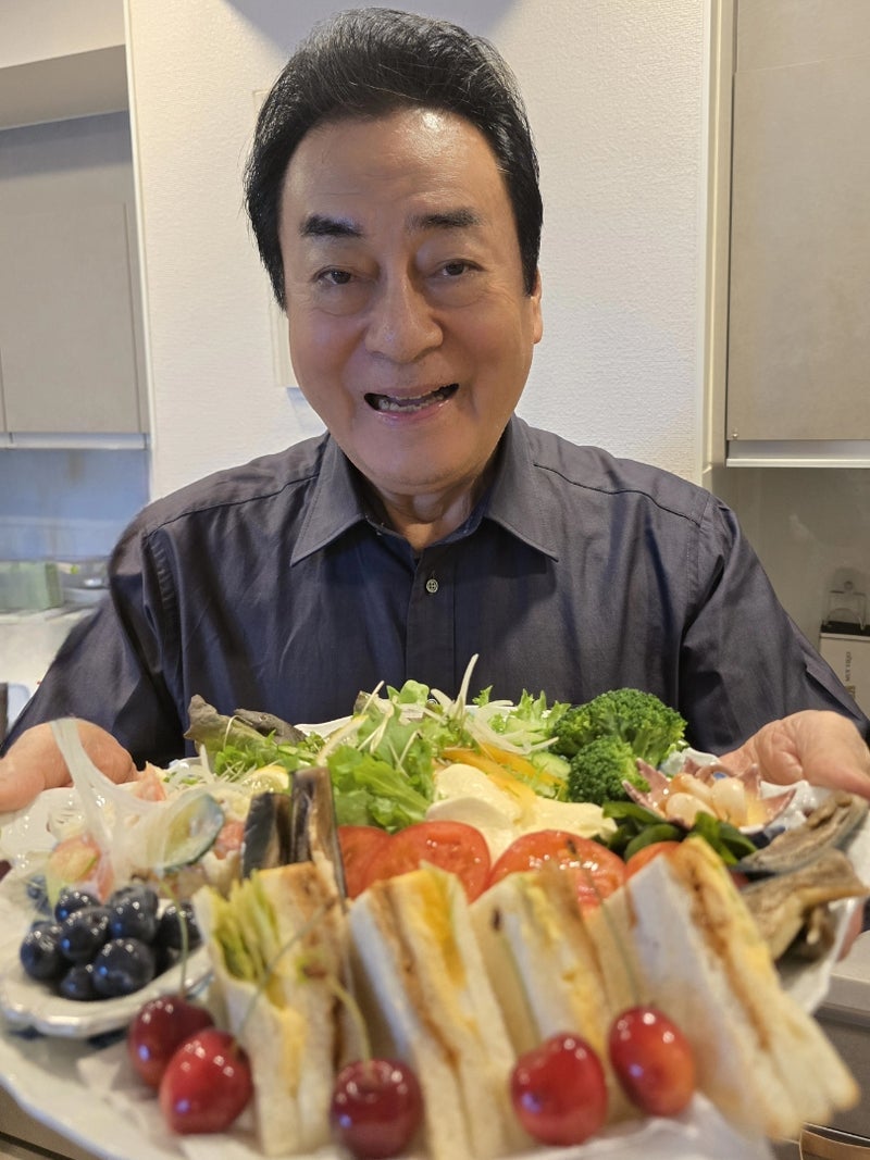 高橋英樹 ボリューム満点の朝食の画像