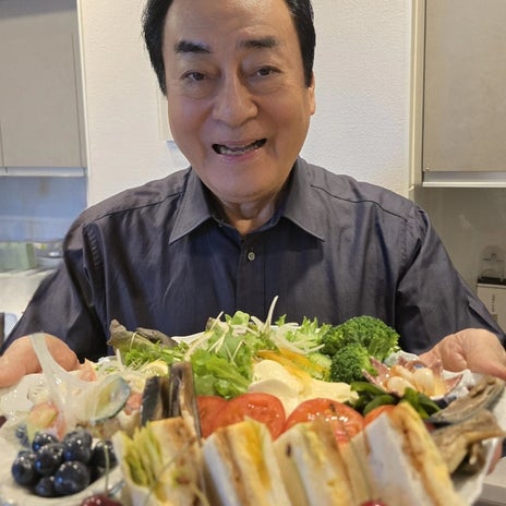 高橋英樹 ボリューム満点の朝食の画像