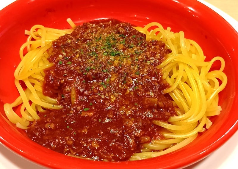 ファミレスの26%オフの濃厚パスタの画像