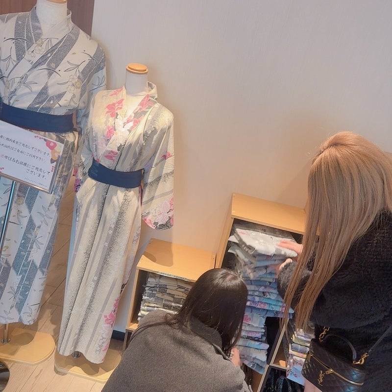 娘達と楽しく真剣に選んだ浴衣の画像
