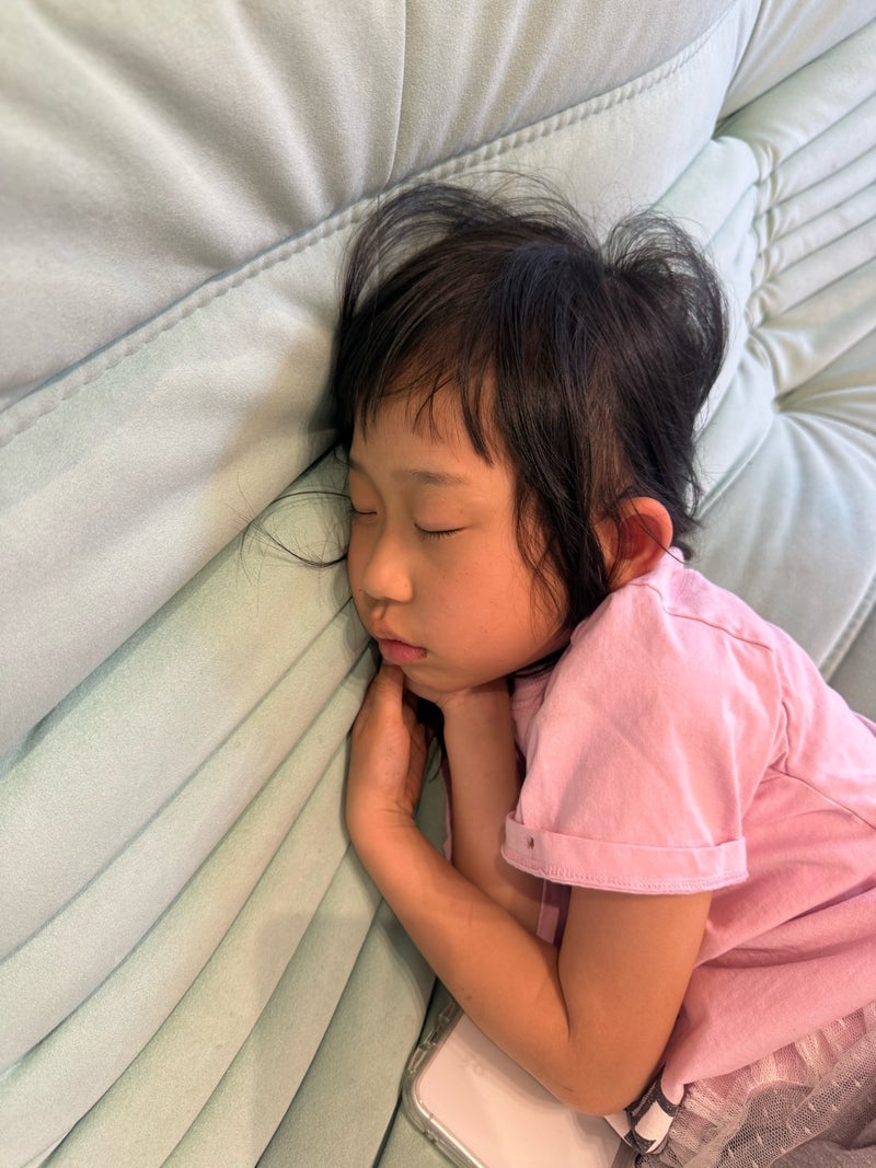 もともと体力がないので心配な爆睡の画像