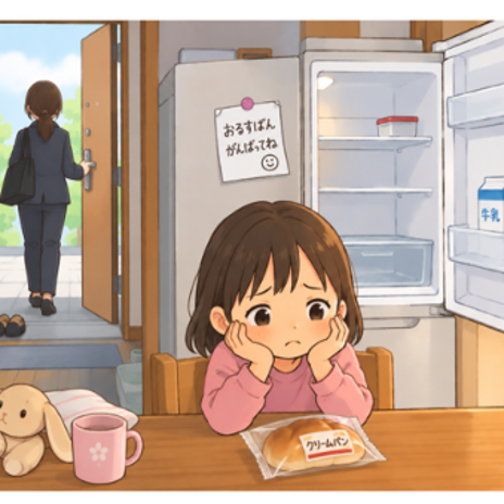 育ち盛りの子が1日2食以下の現実の画像