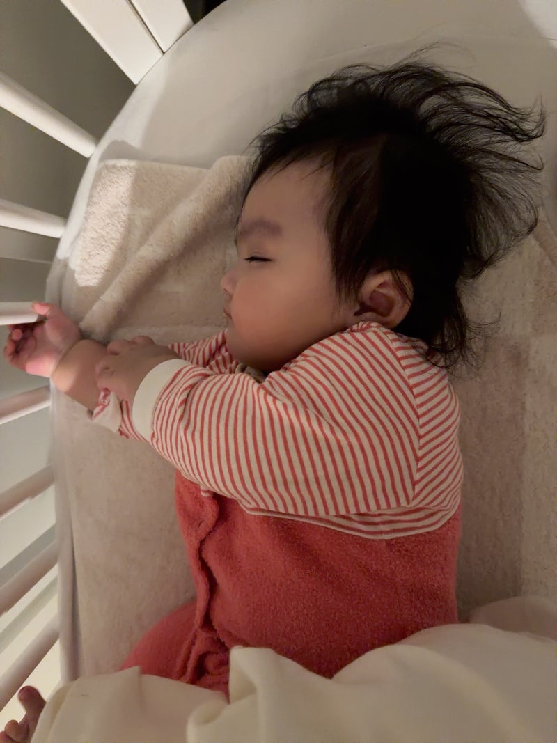 川崎希 夜泣きを手伝ってくれる夫の画像