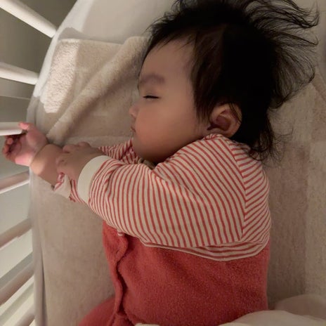 川崎希 夜泣きを手伝ってくれる夫の画像