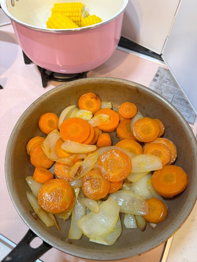 上原さくら 夕食で野菜11種類を達成の画像