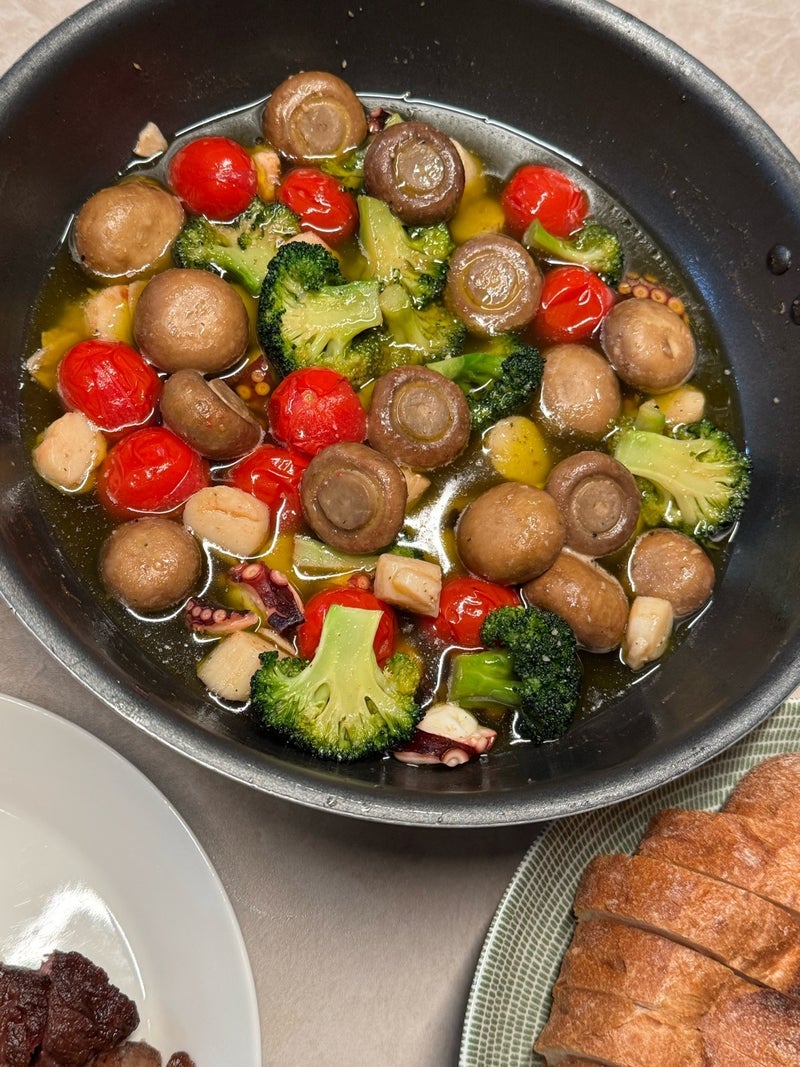 若乃花 パンの消費が凄いアヒージョの画像