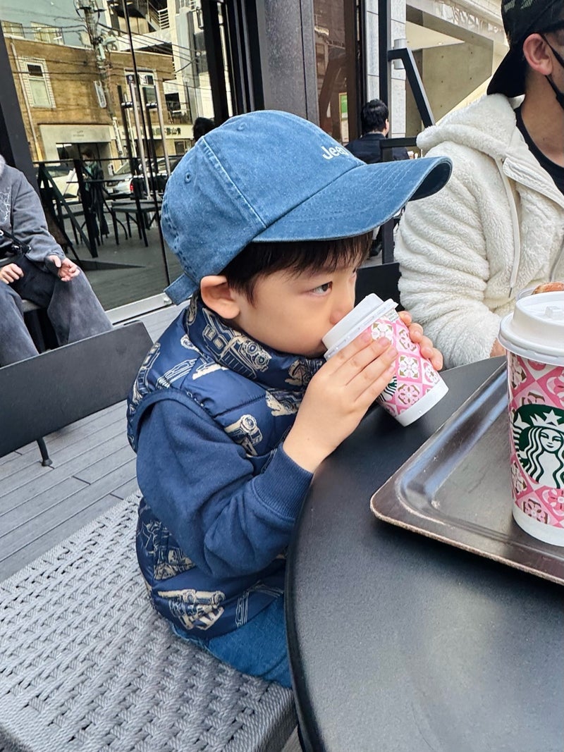 だいた 息子がミルクをオーダーの画像