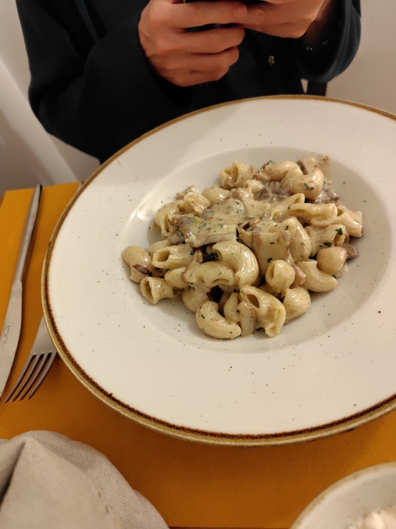 香り高いポルチーニのクリームソースの画像