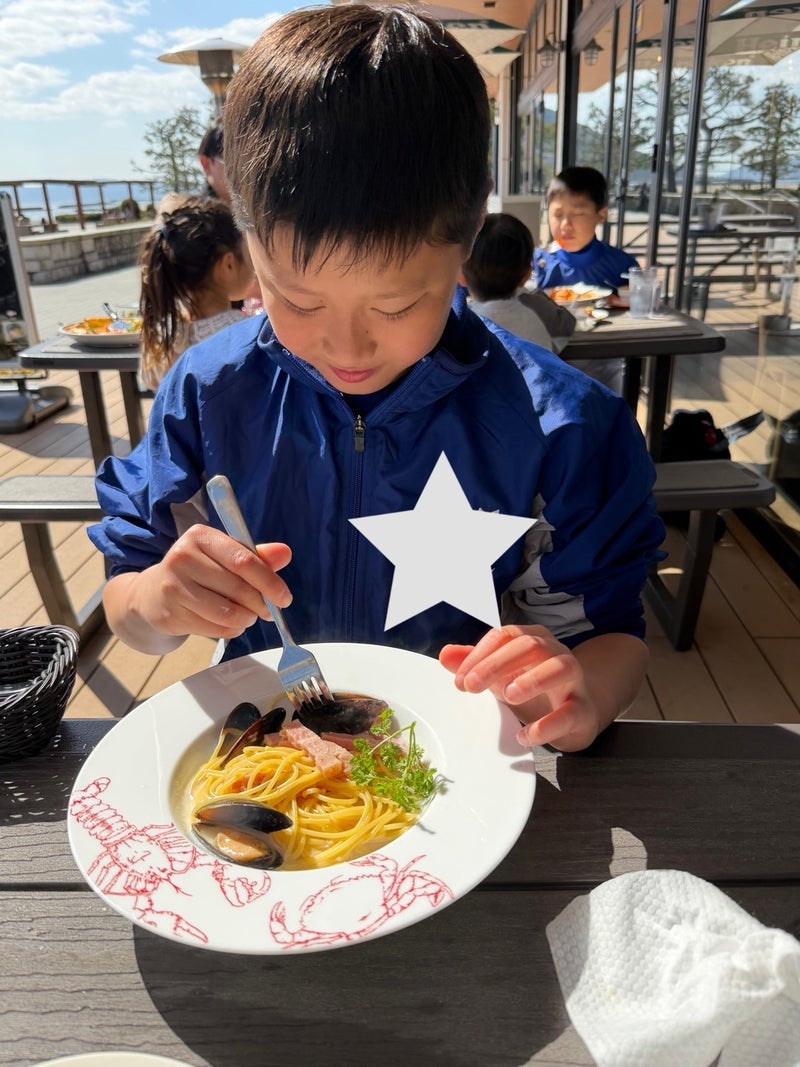 小原 野球後のオシャレなランチの画像