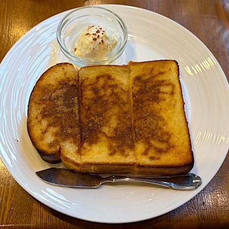 来週で提供停止のシナモントーストの画像