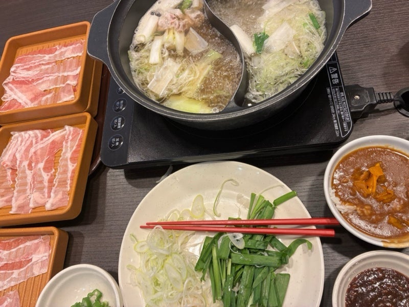 母と快気祝いで行ったしゃぶ葉の画像