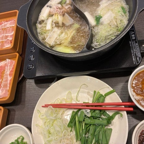 母と快気祝いで行ったしゃぶ葉の画像