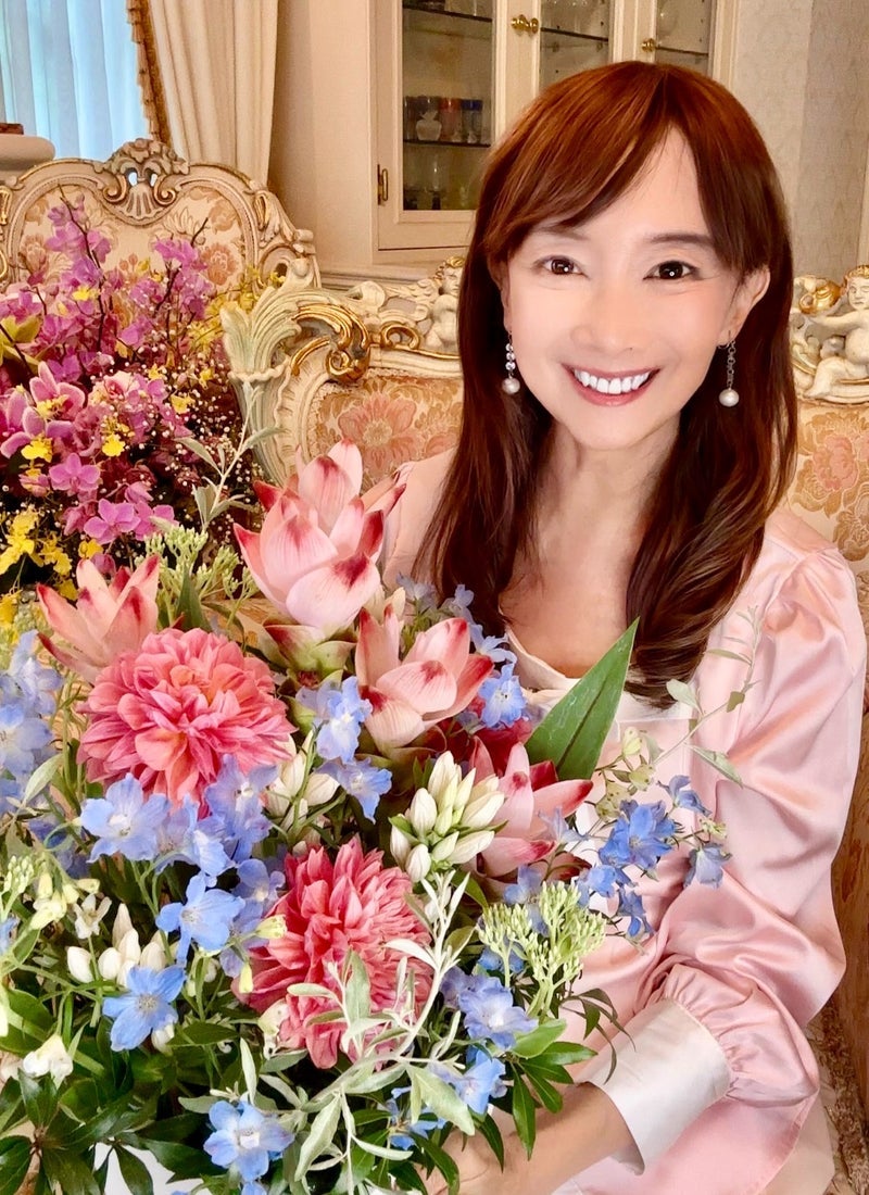 アグネス ユニセフからの素敵なお花の画像