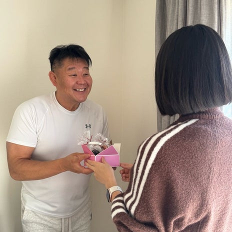 若乃花 娘から貰ったバレンタインの画像