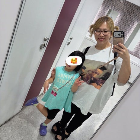 娘の願いが叶った元夫との運動会の画像