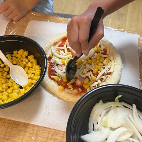 業務スーパーの材料で失敗のピザの画像