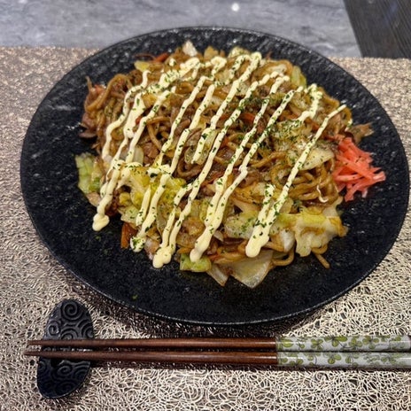 堀ちえみ 食べ応えある太麺焼きそばの画像