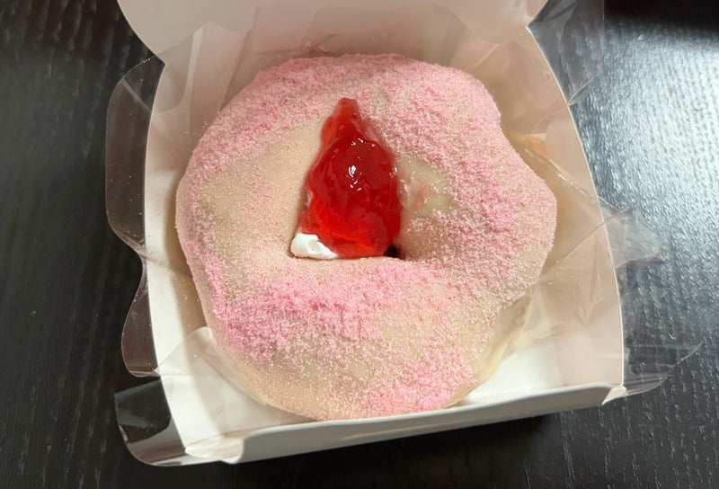 ミスドで朝食にいきなり食べた3個の画像