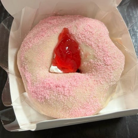 ミスドで朝食にいきなり食べた3個の画像