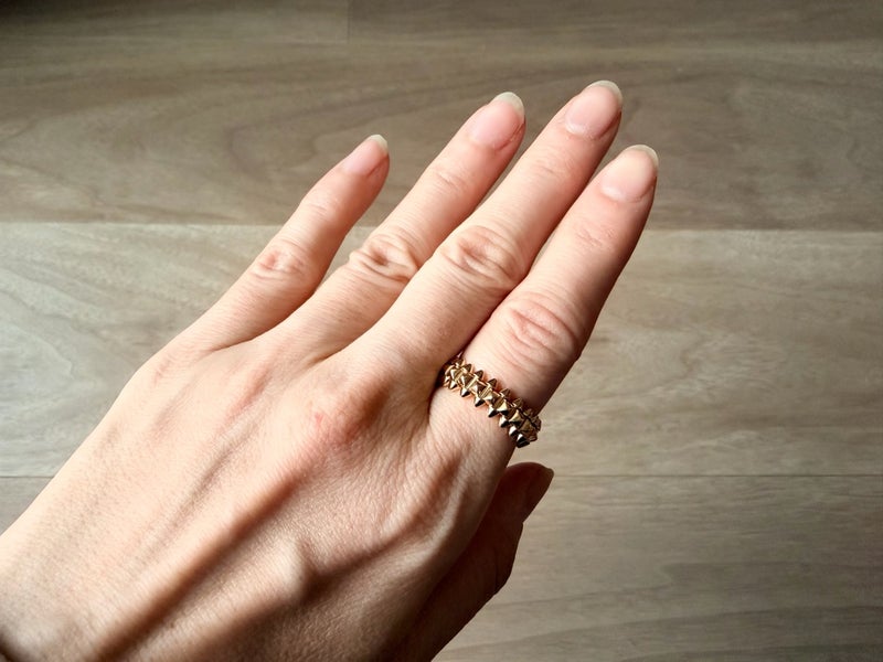 カルティエの指輪の一番の不安要素の画像