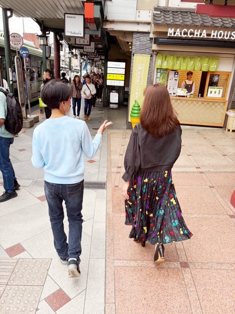 團十郎 たまたま会った妹と八坂への画像
