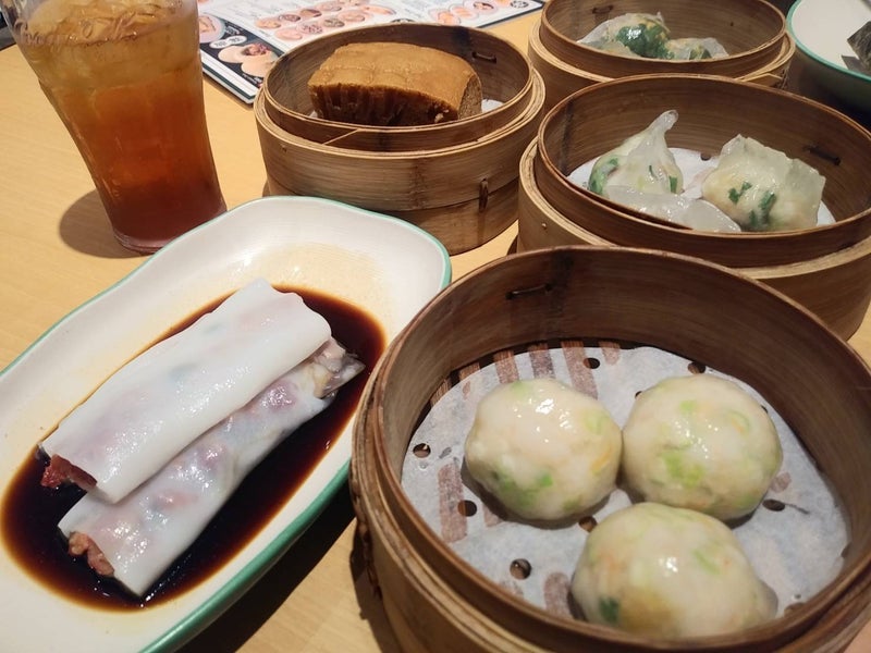 香港点心食べ放題で体重大幅増加の画像