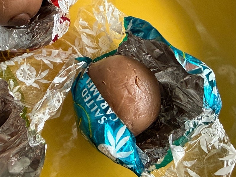 常温保存のチョコの中が液体の画像