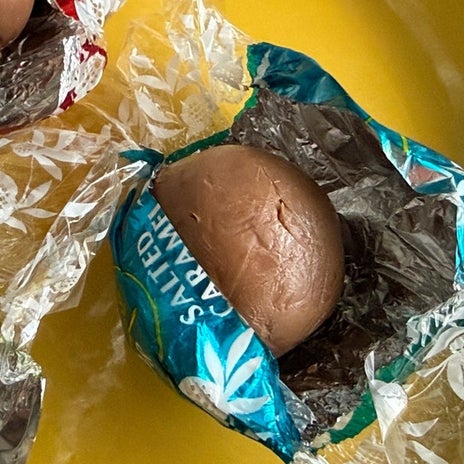 常温保存のチョコの中が液体の画像