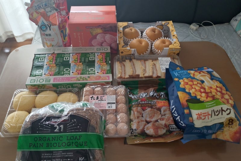 連休初日のコストコで買った物たちの画像