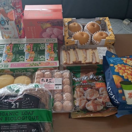 連休初日のコストコで買った物たちの画像