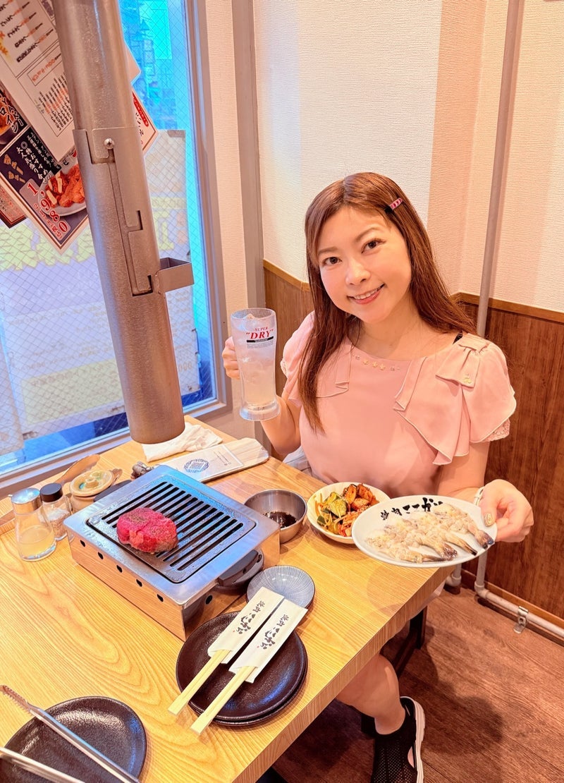 目の前で焼いてくれたぶ厚いヒレ肉の画像