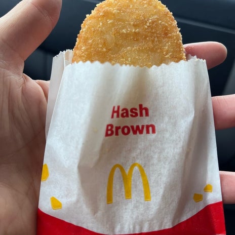 日本の倍以上した主人の朝マックの画像
