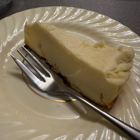 砂糖の量に次男がひいたチーズケーキの画像