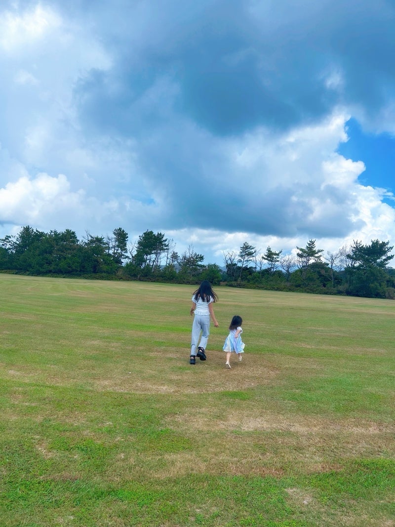 安めぐみ 家族での沖縄の夏休みの画像