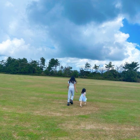 安めぐみ 家族での沖縄の夏休みの画像