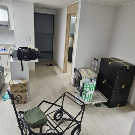 週末に指示する新しい家具の配置の画像