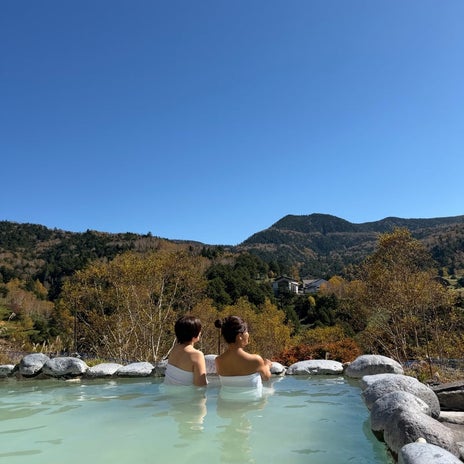 クロ 圧巻だったホテルの露天風呂の画像
