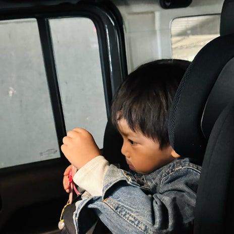 だいた 降りる前の息子の行動の画像