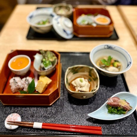 友達がお祝いしてくれた豪華ゆば膳の画像