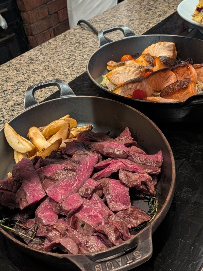 3回もおかわりした牛ステーキ肉の画像