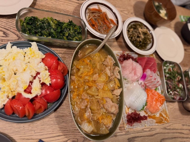 藤本美貴 夕食の移さないお刺身の画像