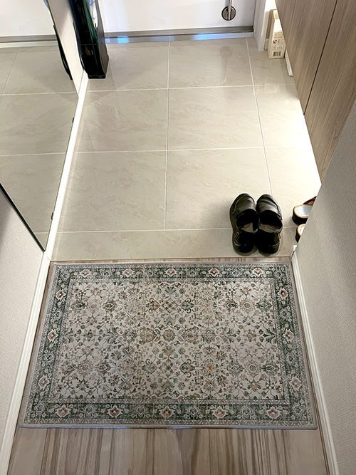 1日置きに這いつくばって拭く玄関の画像