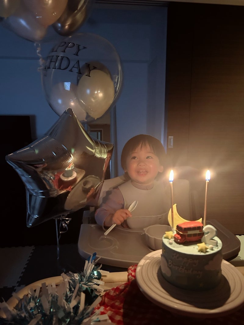 すごく喜んでくれた息子の誕生日