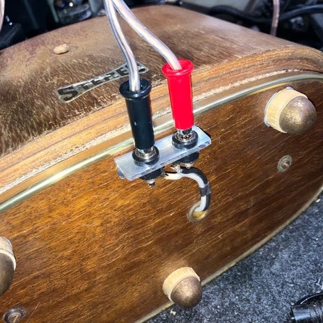 気に入らないスピーカーの接続改良の画像